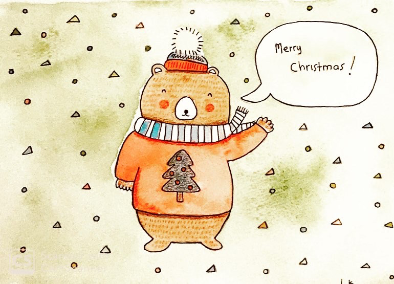 Christmas cards kawaii comiclife