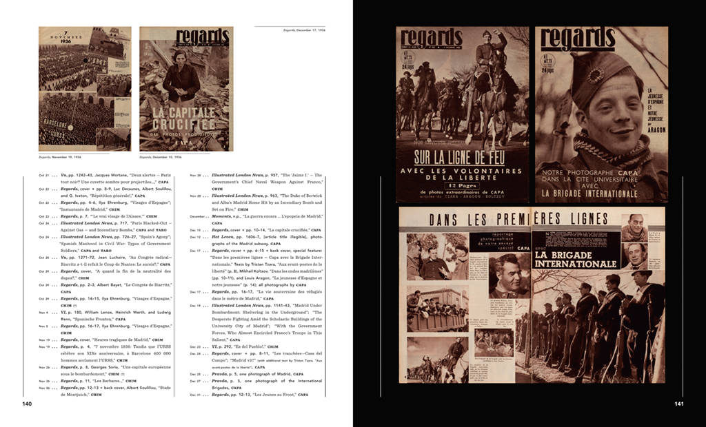 book book design museum museum catalog catalog international center of photography photojournalismn history Spanish Civil War mexican suitcase Robert Capa gerda taro steidl