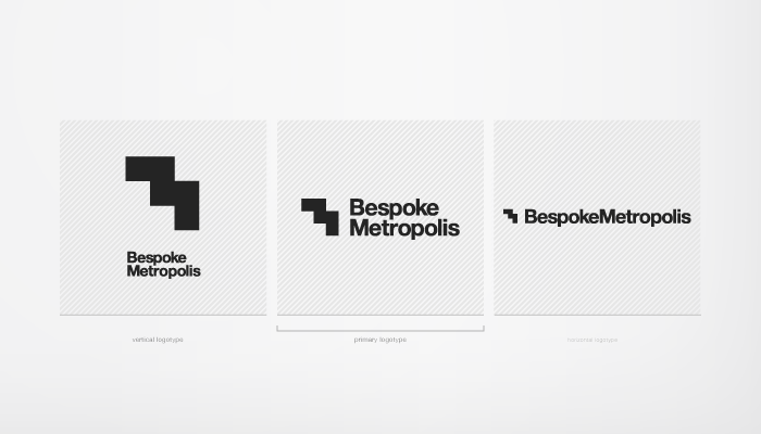 Gdansk bespoke city venture developer authority Logotype Website dark minimal