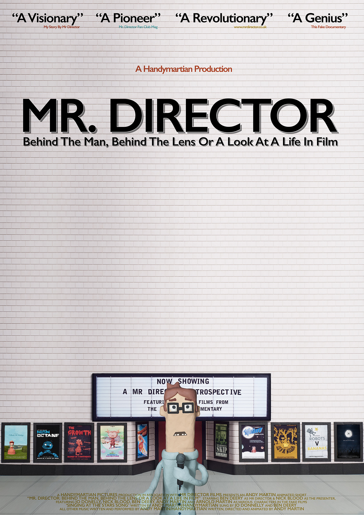 Mr Director short film Animated Short stop motion claymation   stopmotion Plasticine Character funny comedy  2D mixed media