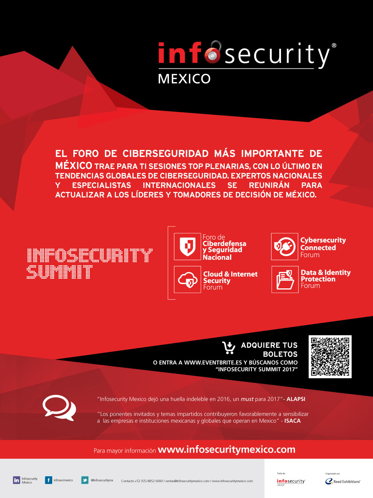 exhibition floor exhibit Reed Exhibitions mexico infosecurity Infoseguridad diseño expo branding 