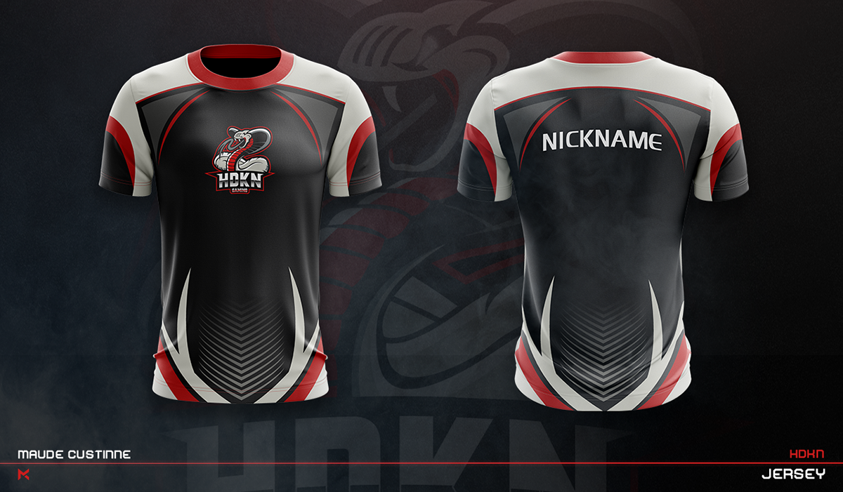 jersey Gaming esport COC clash of clan team Mockup maillot