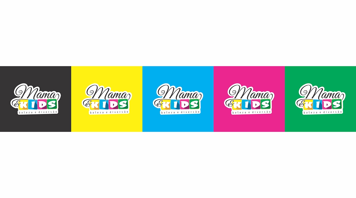 girl teen boy yellow blue green pink happy logo type color free Love kid Mama