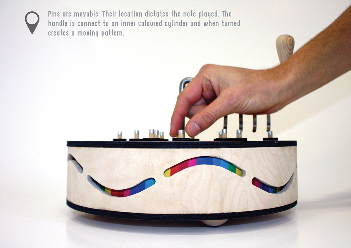 toy musical toy wooden Patterns sound Rhino keyshot design product
