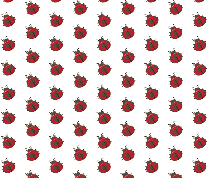 Patterns bugs lady bugs Mushrooms cute textile seamless floral patterns Roses Flowers pattern repeats