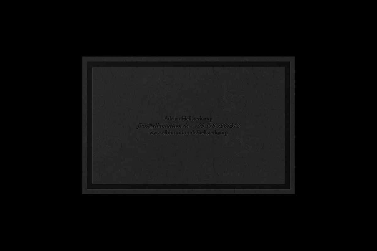 bureauherold communication branding  business card Stationery grey letterpress