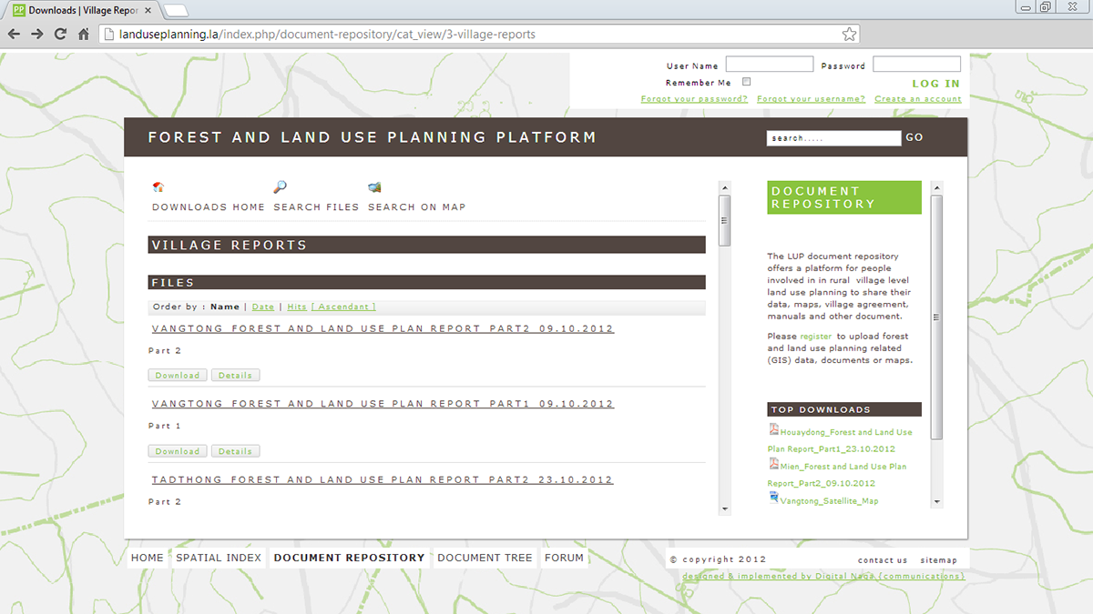 joomla flup Participatory Planning  Land Use Participatory Land Use Lao PDR Laos