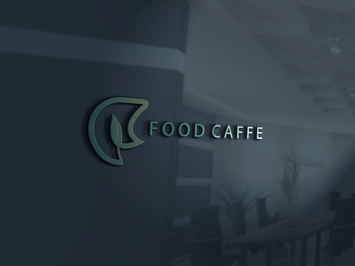 logo green Food  restaurant menu caffe bar food logo fork logo spoon kitchen