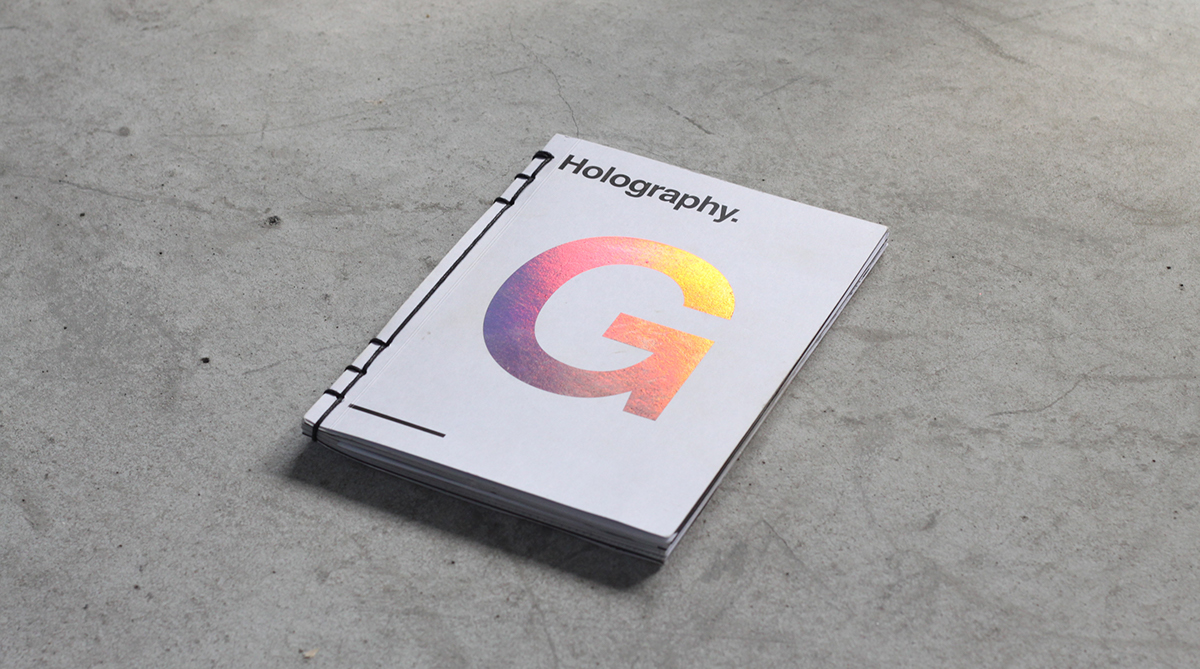 holographic holography editorial underground Music Scenes noisey dazed type helvetica vignelli moire pattern interaction binding book