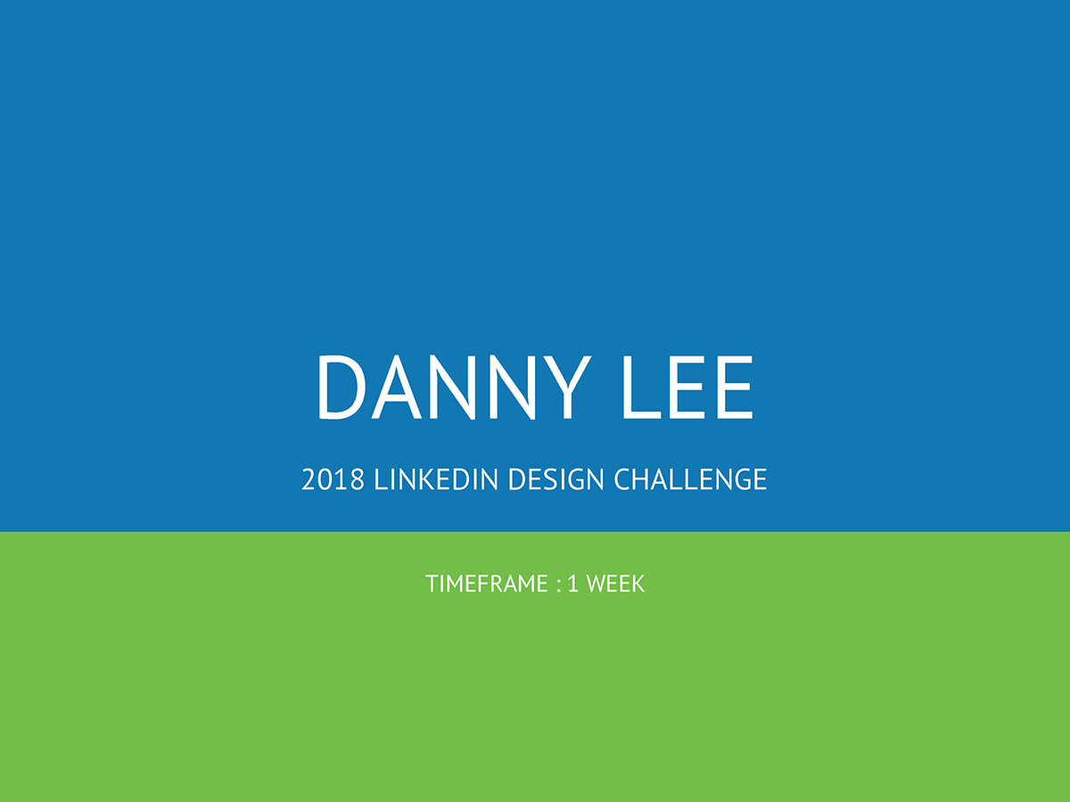 Adobe Portfolio UX design ui design Linkedin LinkedIn Design Challenge