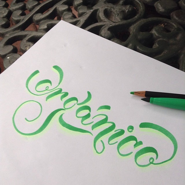 lettering caligrafia brushpen 365rounds