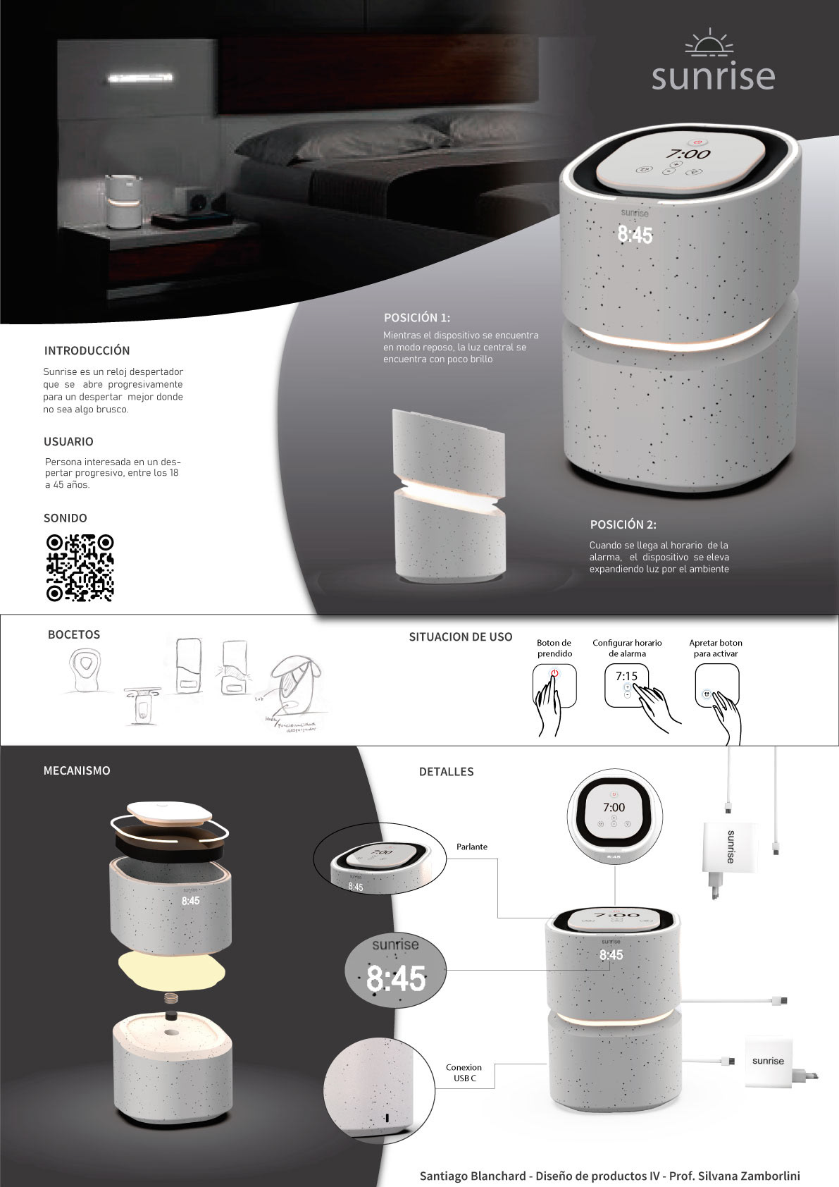 Alarm clock clock design diseño diseño industrial industrial design  portfolio product design  product designer