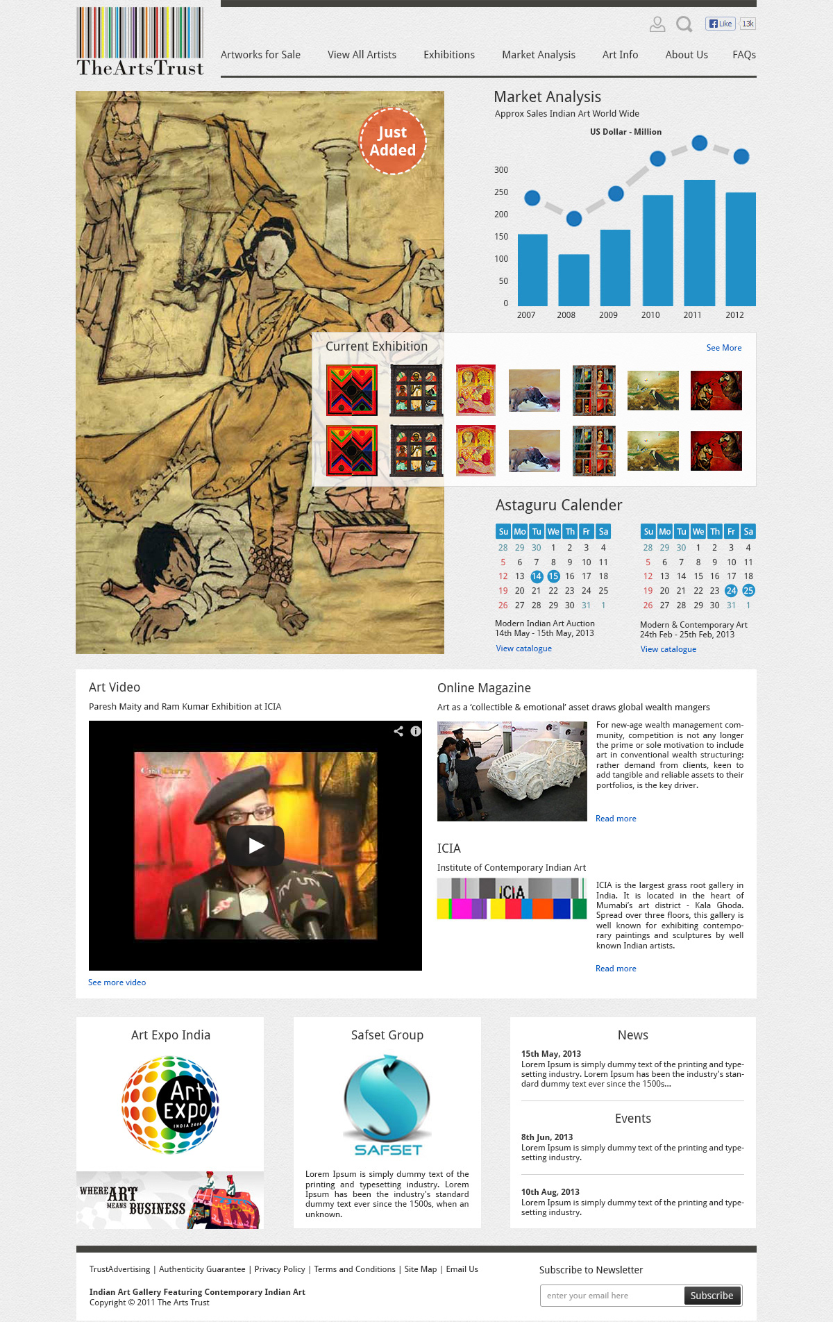 The Arts Trust information portal Arts Portal