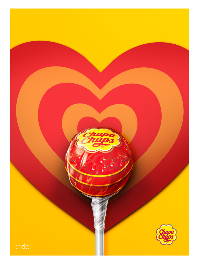 chupachups lollipop poster colors art Candy