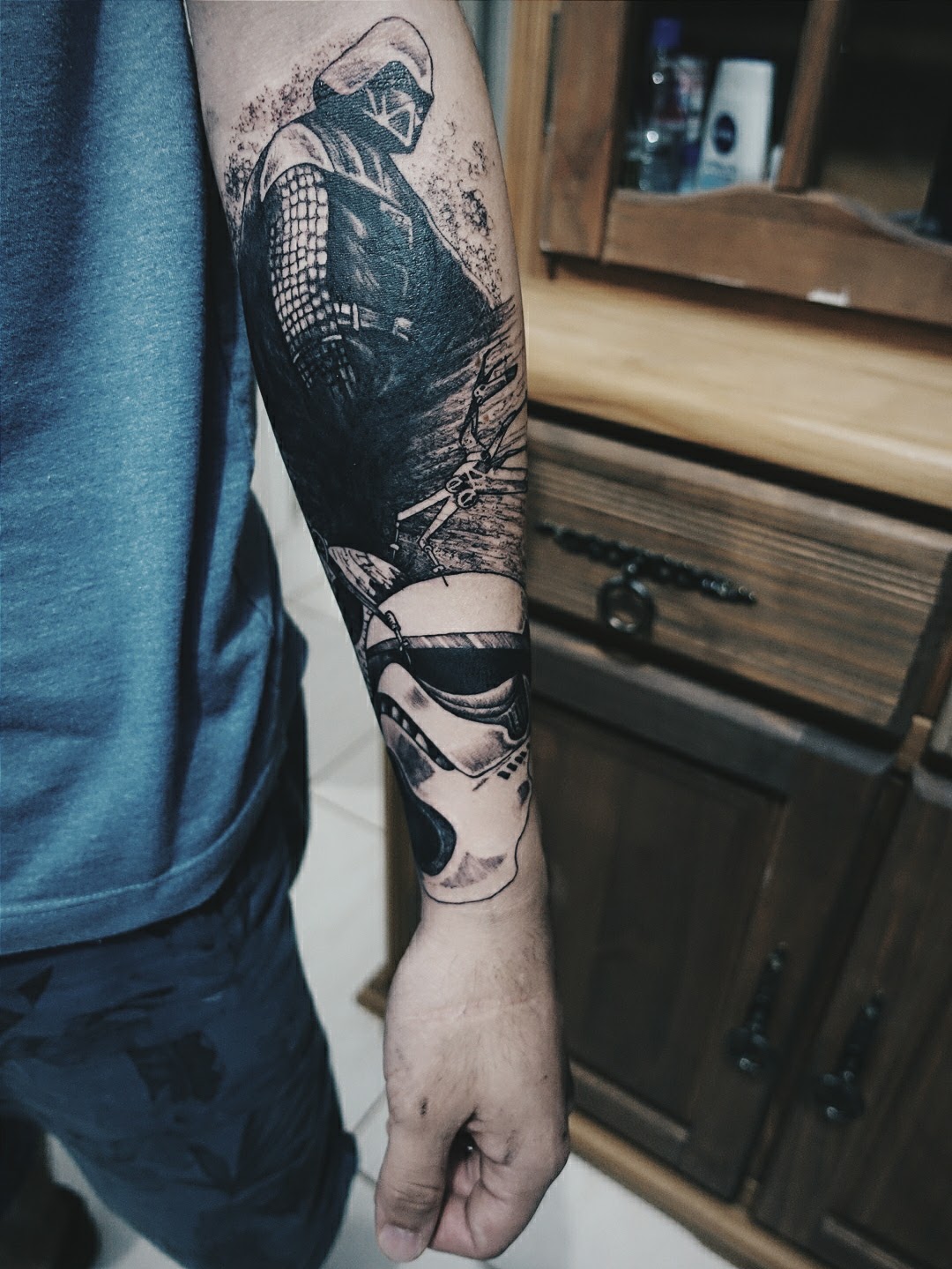 tattoo Starwars blackwork ink Tatuagem adrianogeraldoink