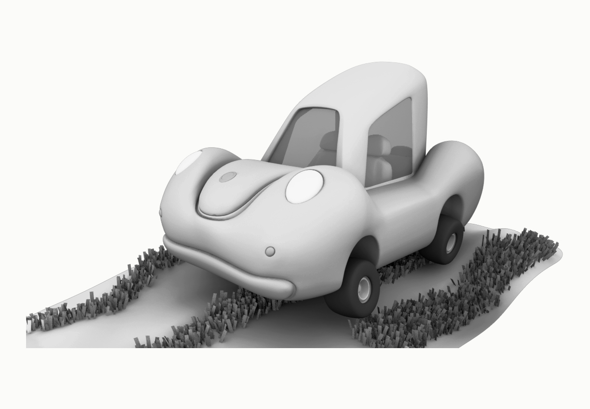 3D modo Cars cartoon