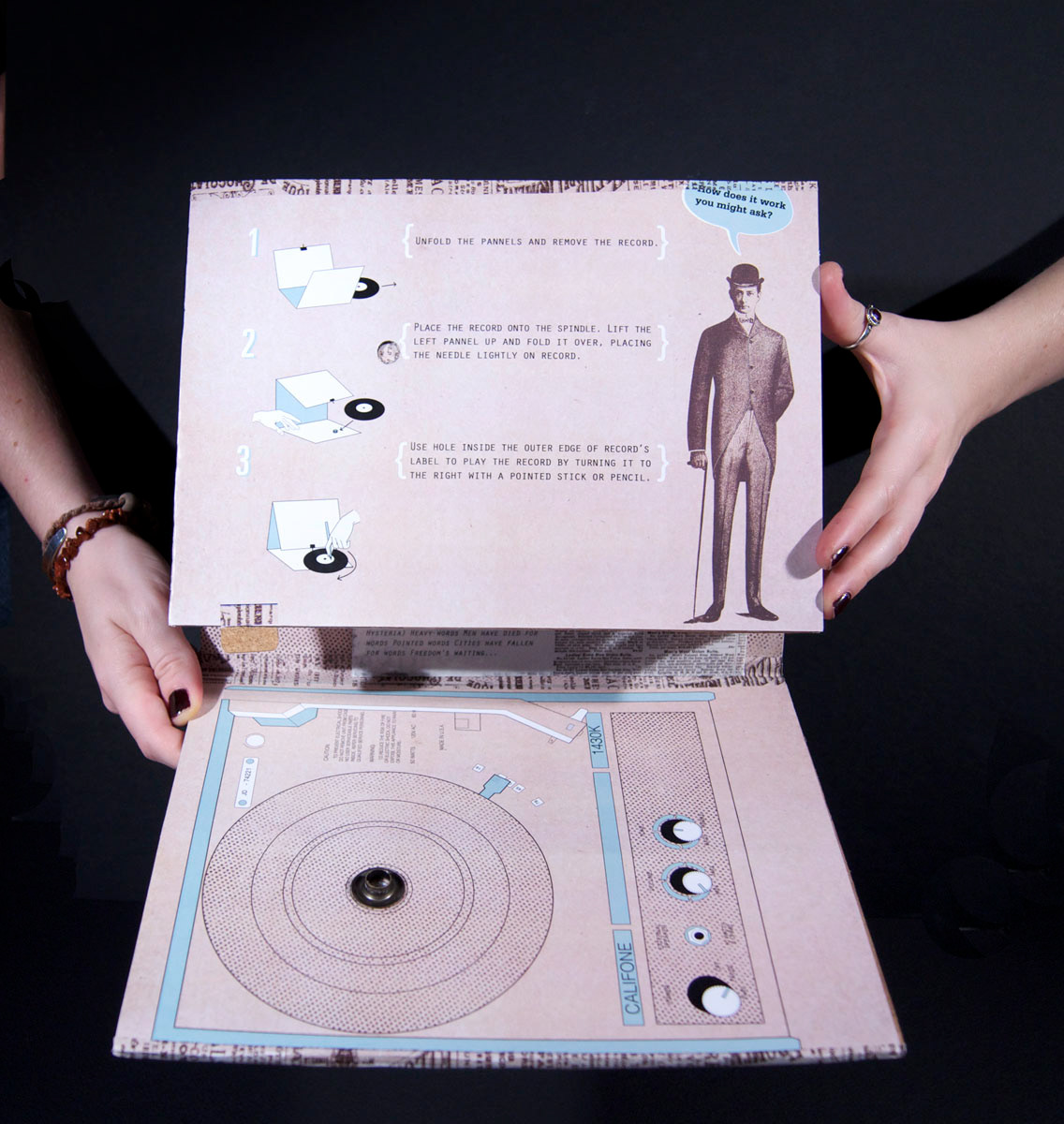 mailer record vinyl Packaging Promotional Mailer cardboard music band