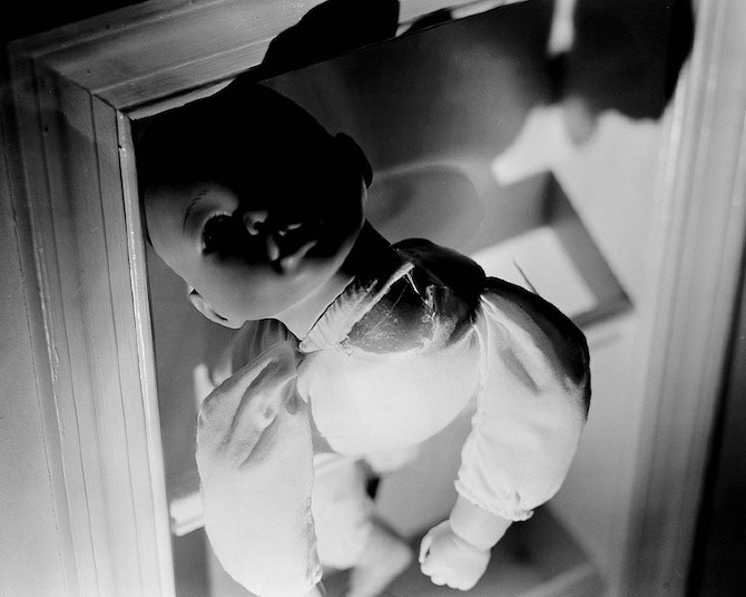 creepy doll toys blackandwhite night home house uncanny mysterious surreal drama