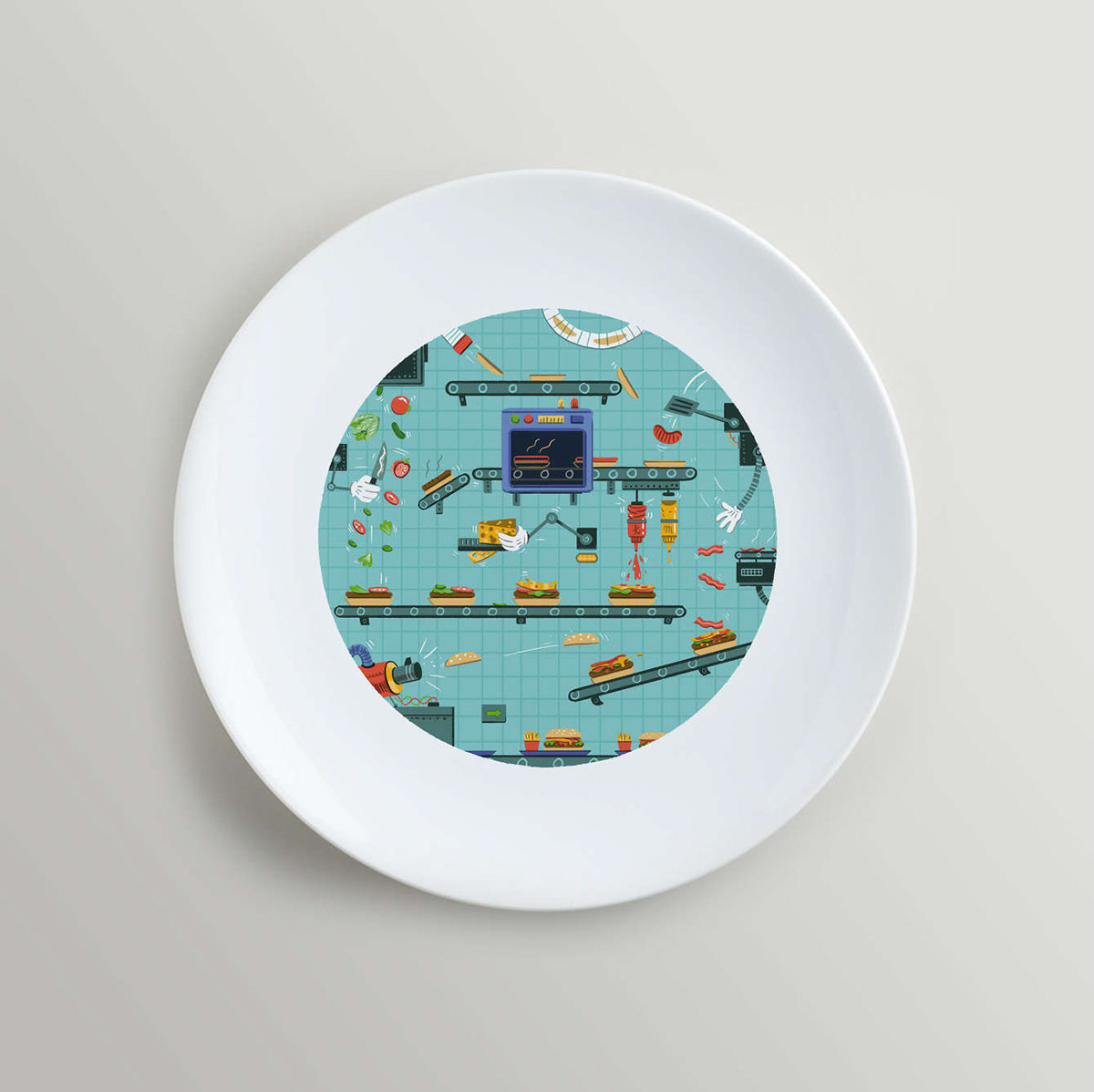 Tom and Jerry Fast food Food  print