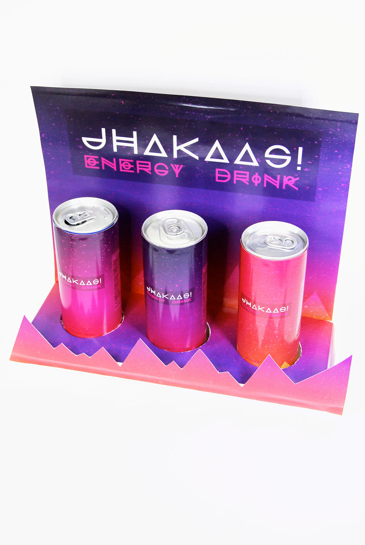energy drink brand identity drink can puja khurana mountains relax shelf display bangalore graphics Visual Communication