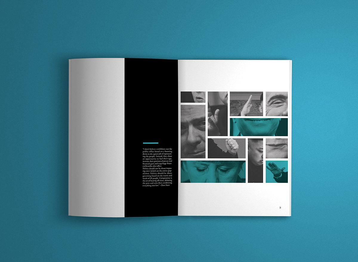 print Layout editorial design self publication book Booklet magazine contemporary journal ego modern clean grid