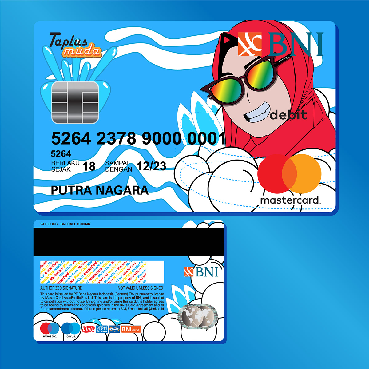design debit card kartu Young
