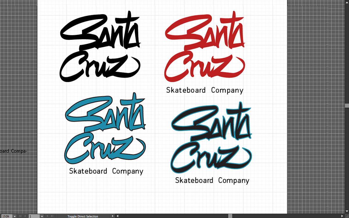 SKATEBOARD DESIGN santa cruz skateboard