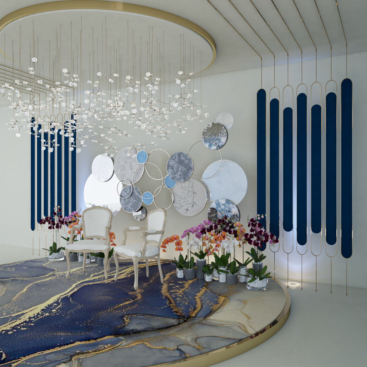 3dart designer Events luxury modern Render vray WeddingConcept weddinginspiration interior design 