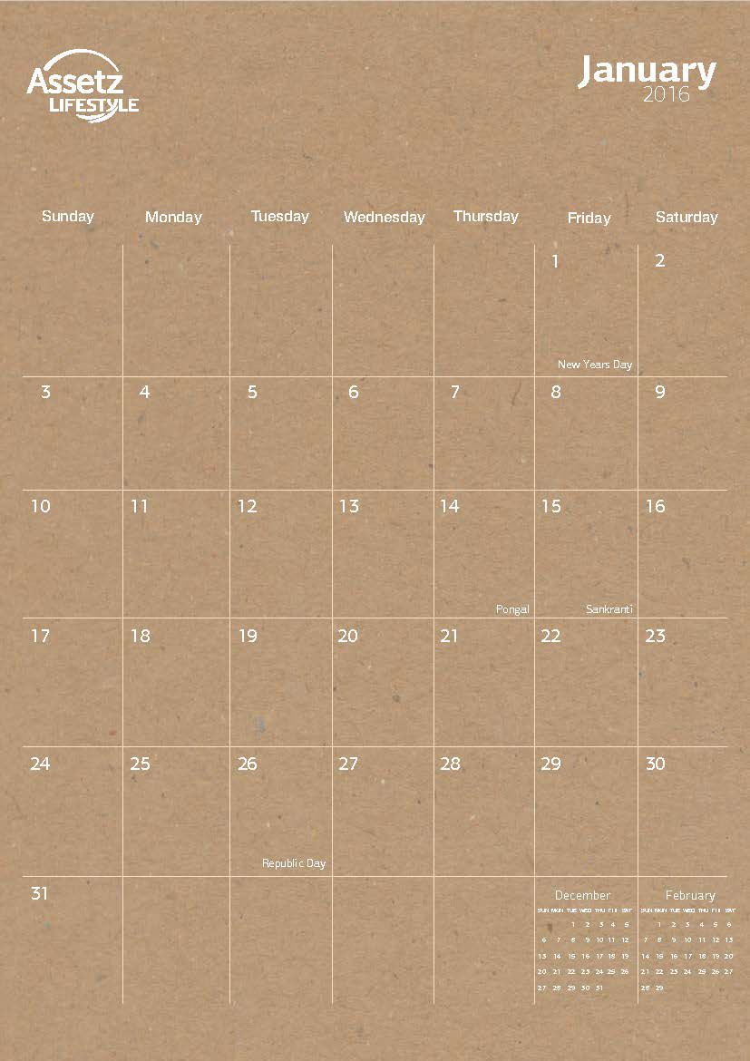Calendar Layout