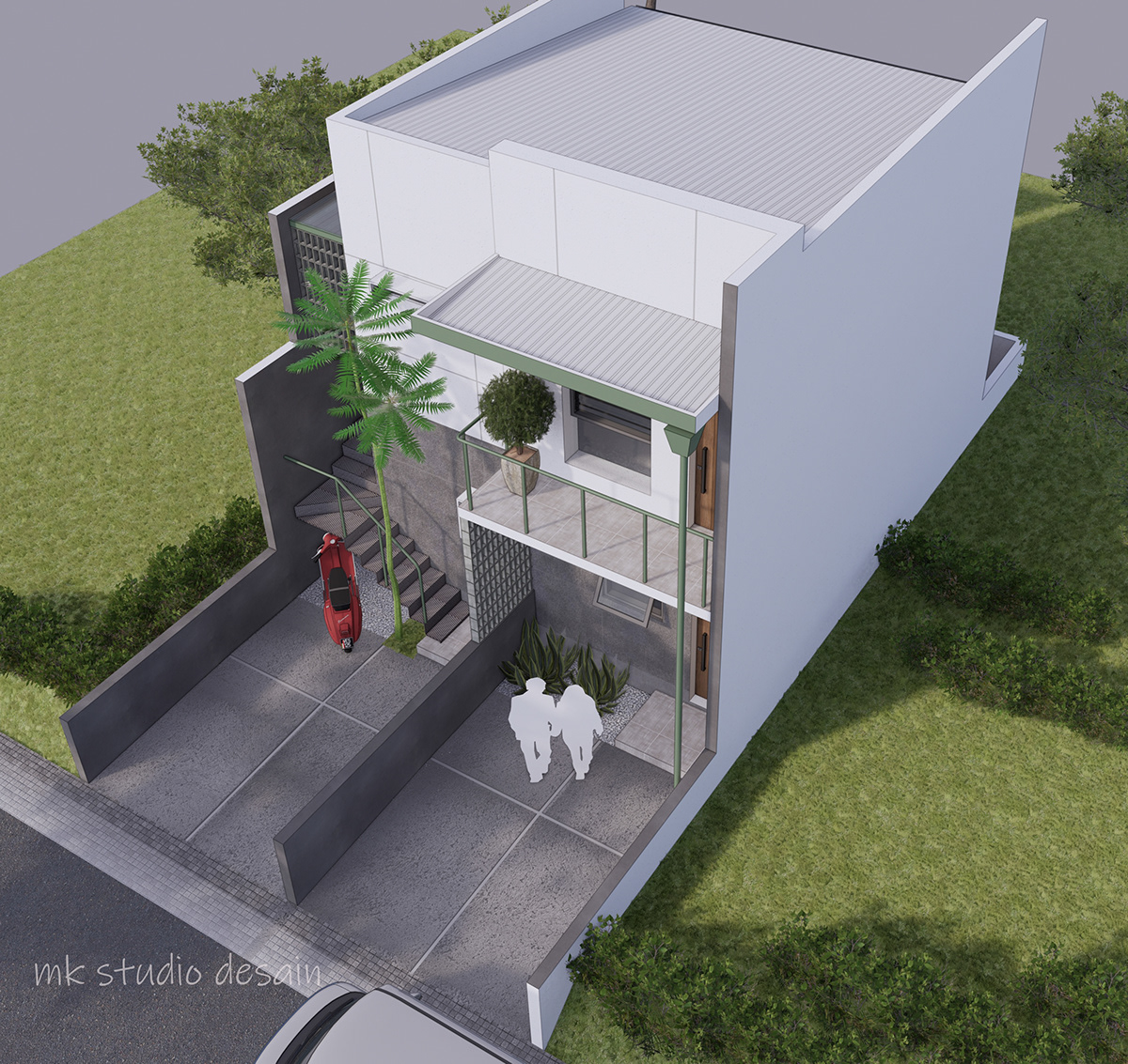 architecture facade exterior Render Smallhouse