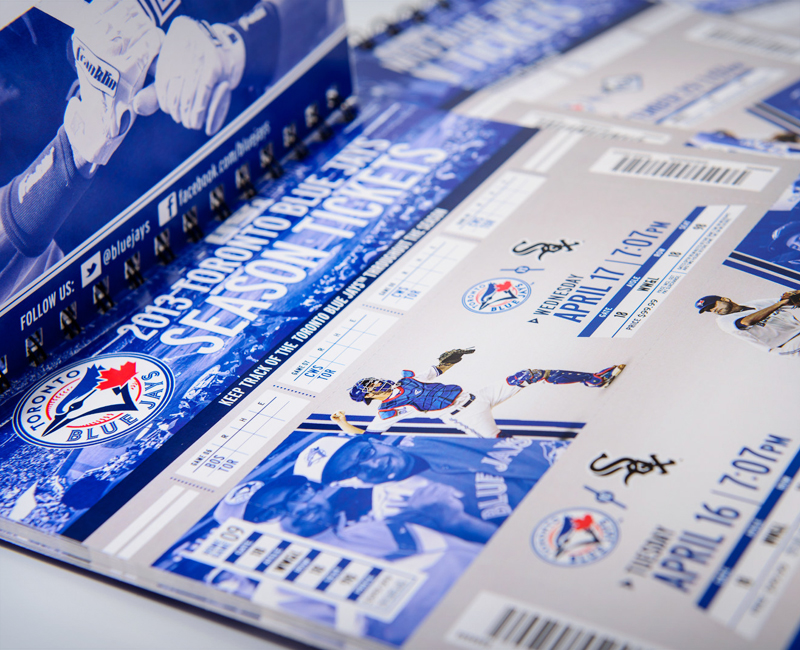 Adobe Portfolio Toronto blue jays bluejays sports baseball mlb Canada design print tickets ticket seasontickets campaign rodgers