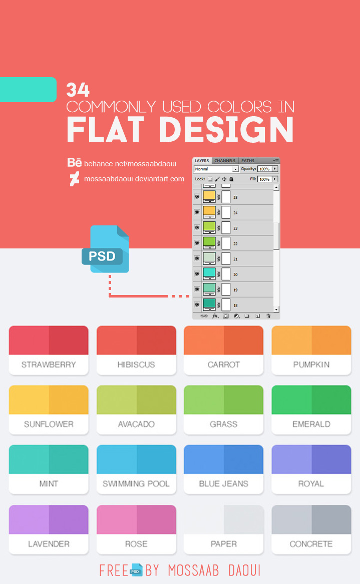 Flat Colors Design