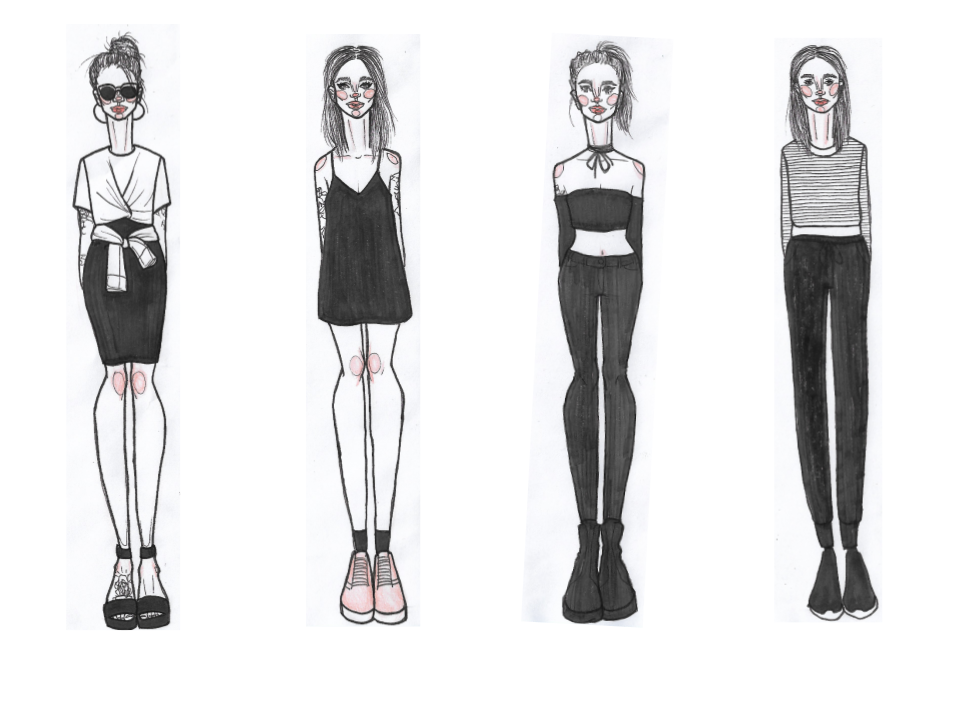 Fashion  fashion design moda desenho de moda Ilustração