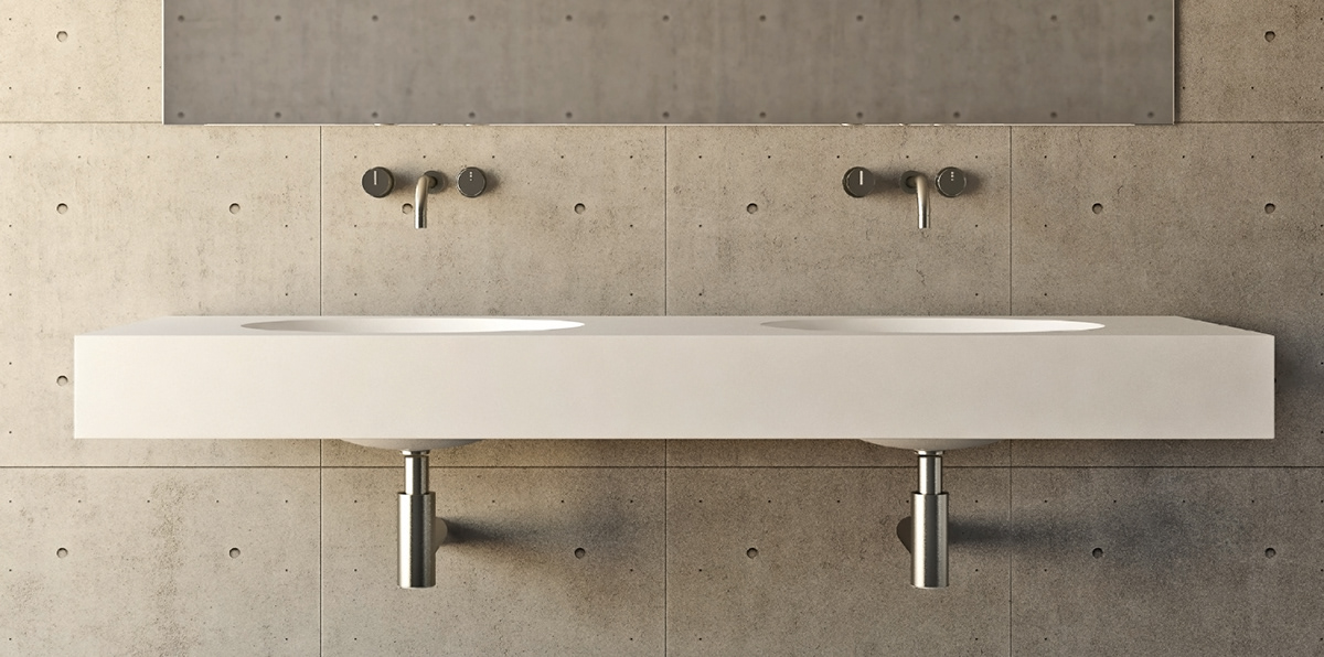3D Render rendering vray 3dsmax 3drender postproduction Autodesk 3dmodel vrayrender Interior interiordesign corian Sink bathroom