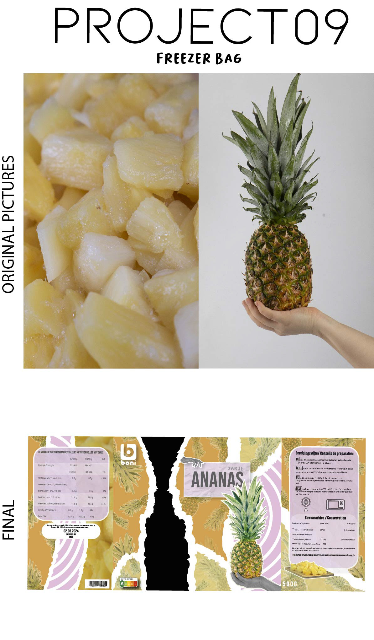 Food  Fruit freezer bags Illustrator adobe Photography  photoshop art schoolproject design