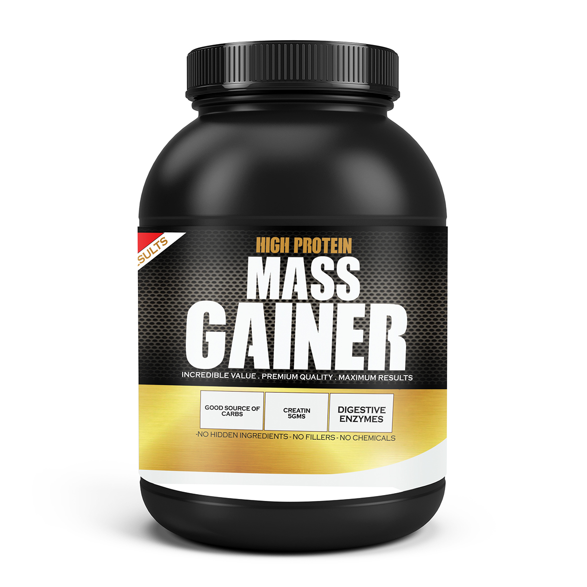 fitness labels product mass gainer workout