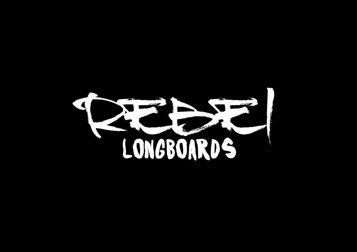 LONGBOARD Longboards company Ireland Skating skate extreme sport logo brandmark rebel rebel longboards