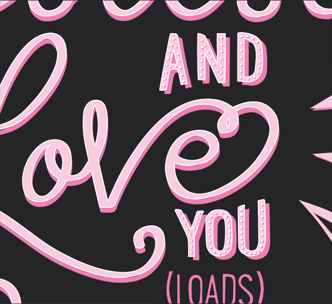 valentines Hand Lettered HAND LETTERING Script hand drawn drawn type