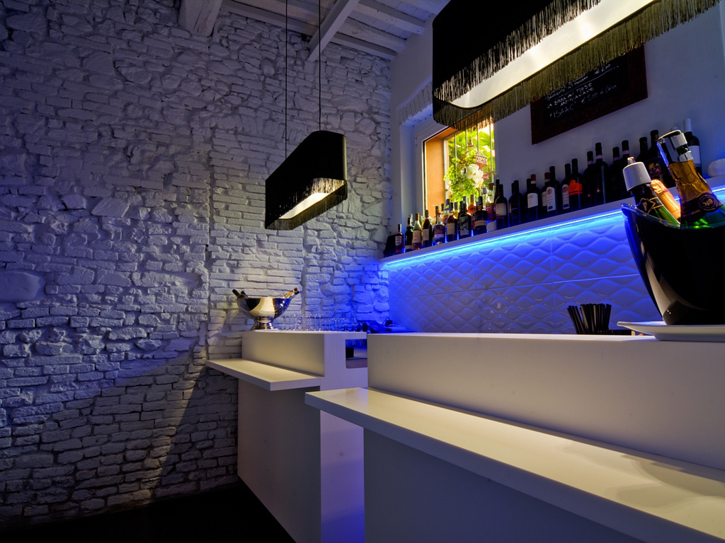 Interior bars decor wallpaper lighting decor