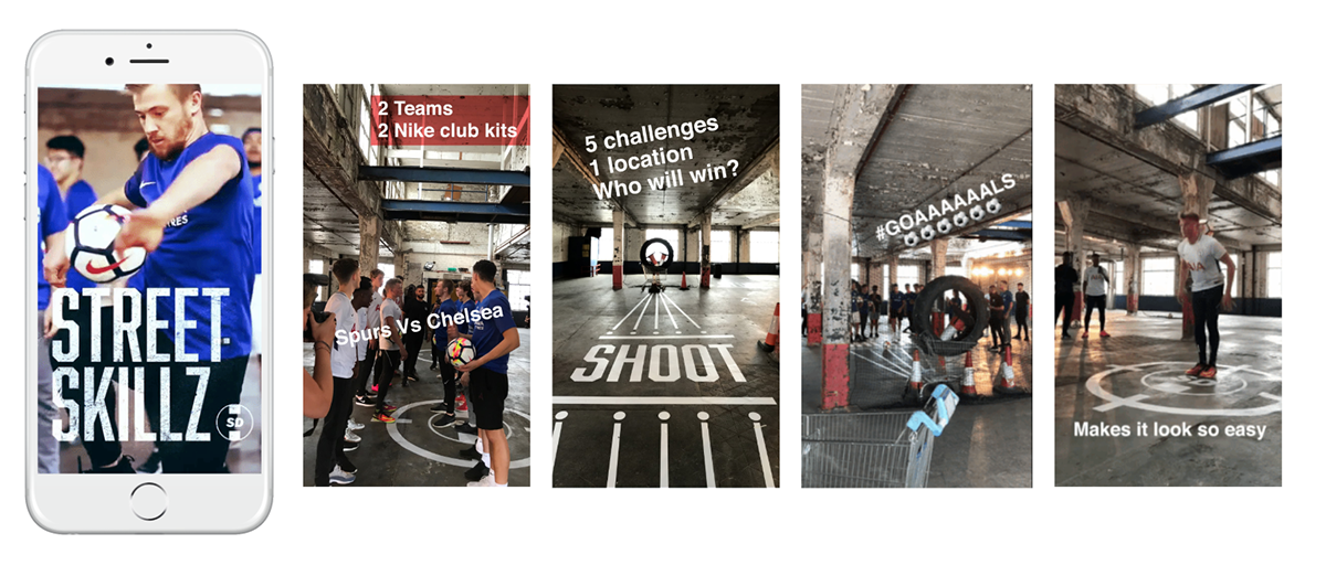 Sports Direct football Nike Chelsea Tottenham Hotspur Spurs kit launch INFLUENCER Instagram Stories social media