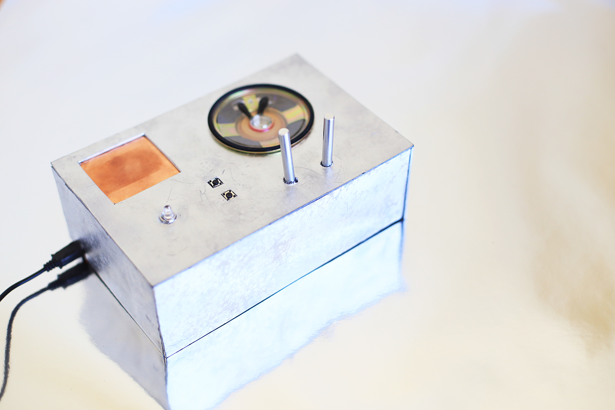 Arduino sythesizer electronic sound coding risd sculpture metal