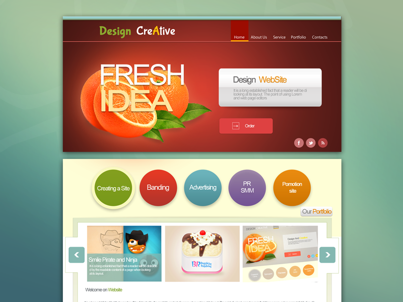 Design Creative Website
