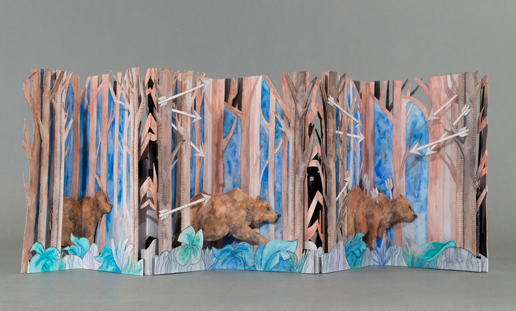 artist book bear animals Nature design foundations martie holmer