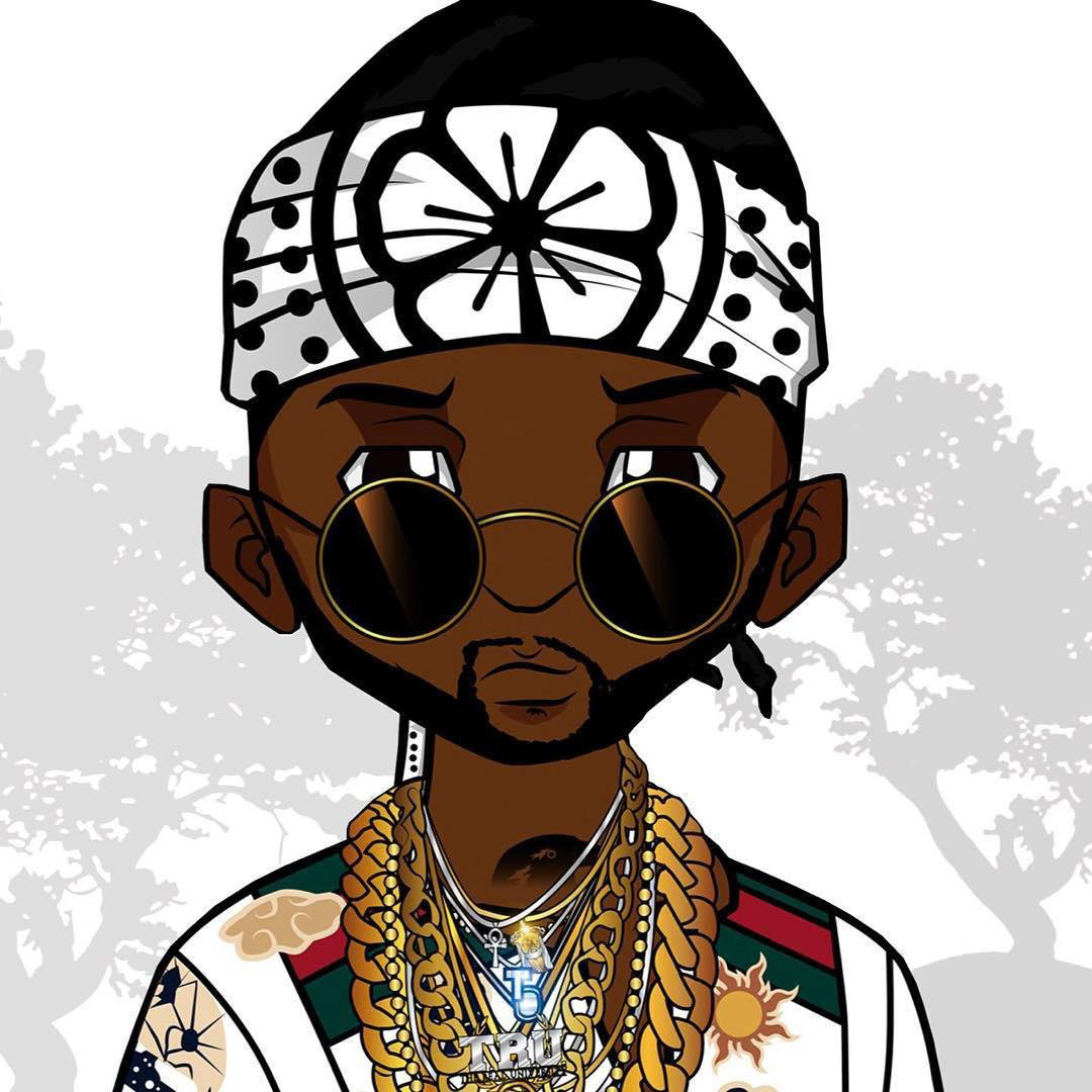 2 Chainz DANIEL SON: NECKLACE don mixtape DatPiff saidelbadri artwork hiphop music illustrations