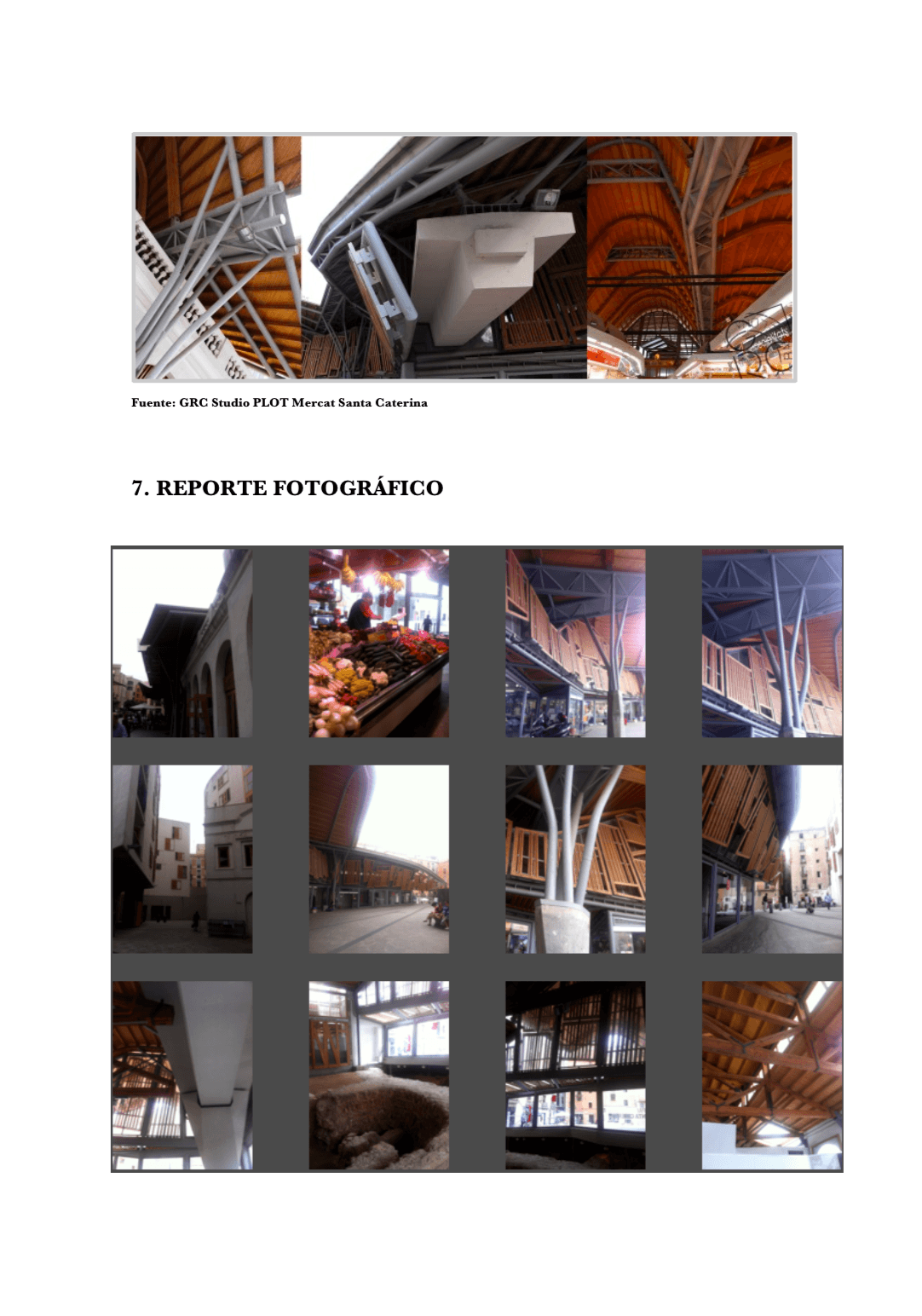 monografia Viaje de estudios mercado santa caterina barcelona arqu3446