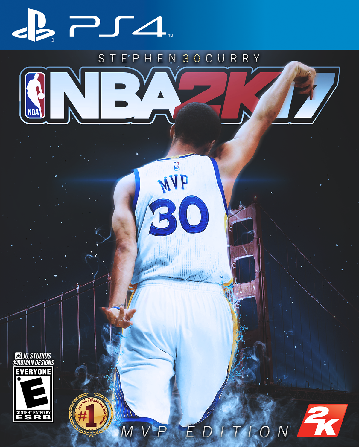 MVP Edition 2K17 Cover Featuring Stephen Curry on Behance