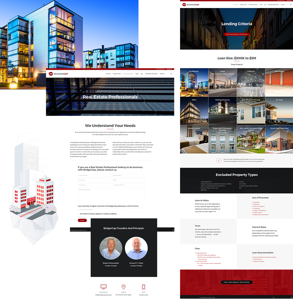 Website content development design wordpress Logo Design real estate