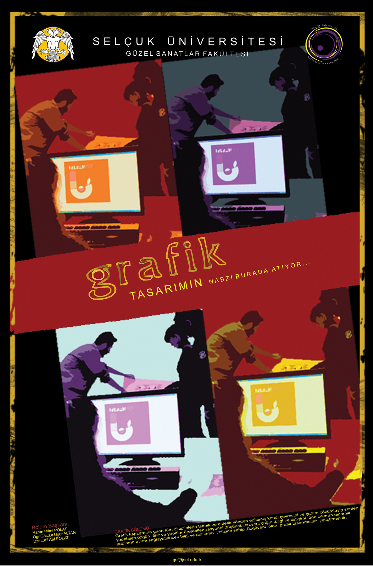 graphic design University poster