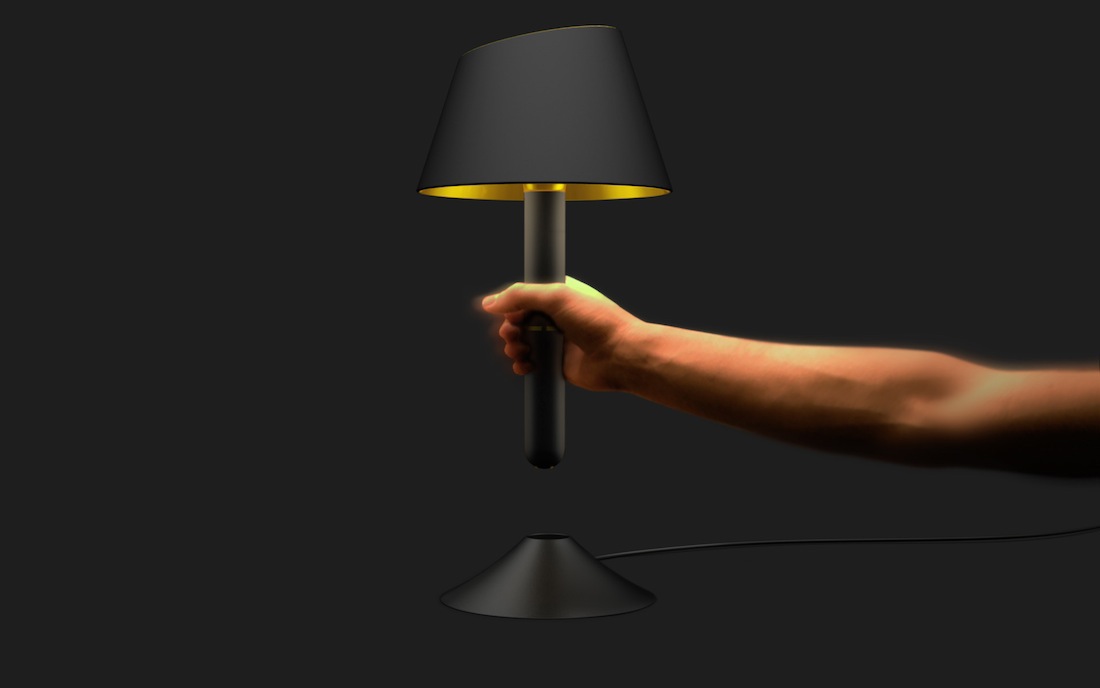lighting Lamp lampe design yellow moving light industrial design  product design 