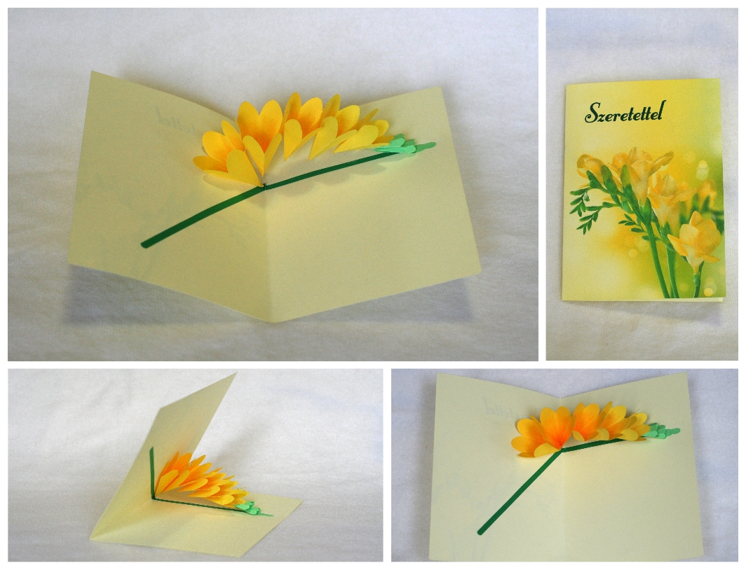 pop up cards flower cards